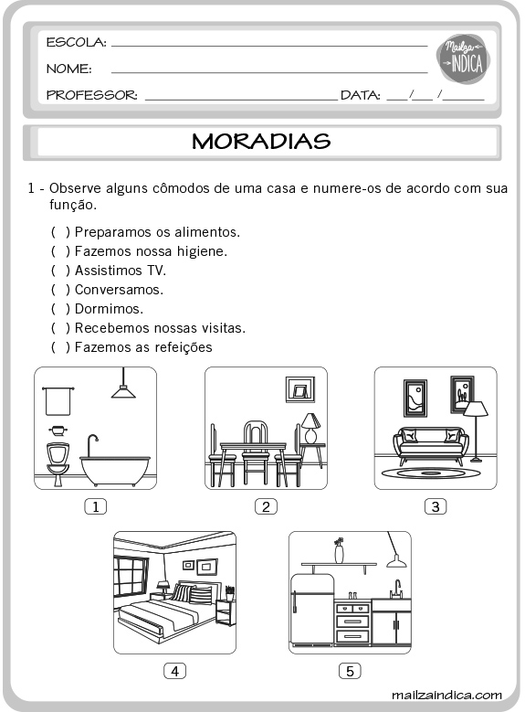 MAILZAINDICA - Atividade do Ensino Fundamental de Geografia